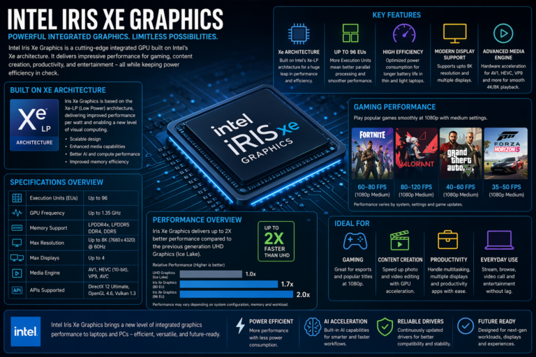 intel iris xe graphics